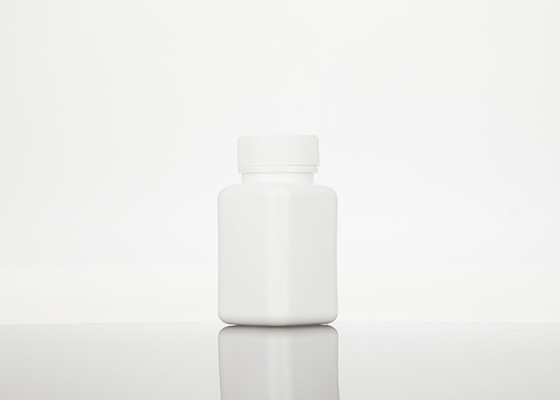 100 ml puste plastikowe kwadratowe butelki z HDPE do wielokrotnego napełniania