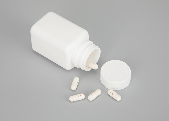 100 ml puste plastikowe kwadratowe butelki z HDPE do wielokrotnego napełniania