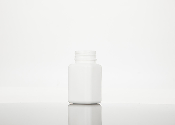100 ml puste plastikowe kwadratowe butelki z HDPE do wielokrotnego napełniania