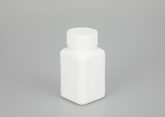 100 ml puste plastikowe kwadratowe butelki z HDPE do wielokrotnego napełniania