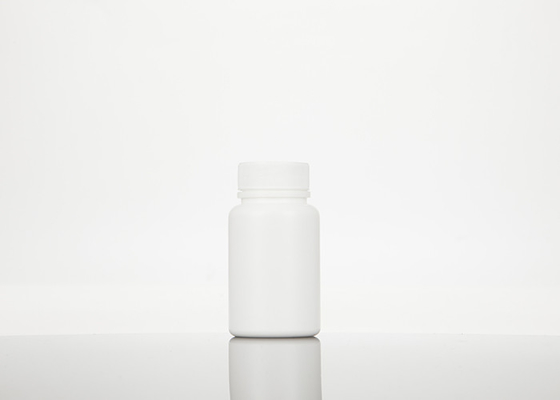 Białe puste plastikowe butelki na leki z zakrętką 30 ml 60 ml 100 ml