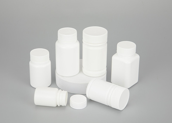 Plastikowe butelki na pigułki z zakrętką 60 ml 120 ml białe do leków chemicznych