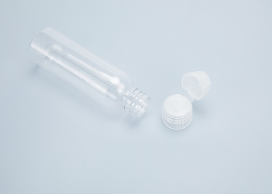 Flip Cap Pusty plastikowy pojemnik na butelki z małą podróżą z klapką