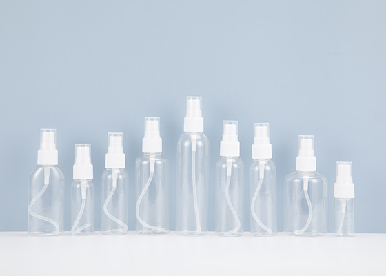 150 ml przezroczysta plastikowa butelka z rozpylaczem PET z nakrętką bez wycieków