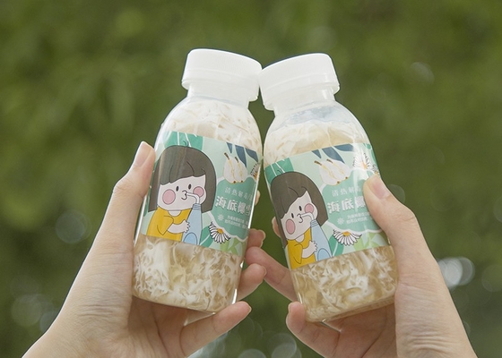 400 ml 14 uncji butelek na herbatę z mleka sojowego Odporna na ciepło kwadratowa plastikowa butelka na sok Juicy