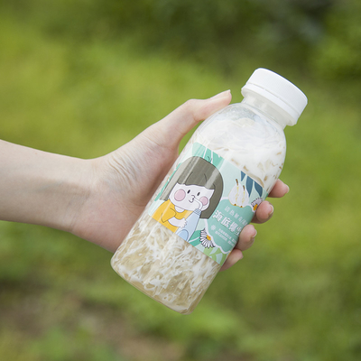 Wszechstronna butelka do picia herbaty z bąbelkami 250 ml średniej wielkości