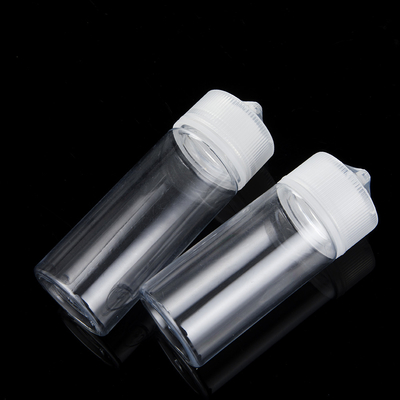 ISO Małe butelki plastikowe z wierszem z górą 10 ml 20 ml 30 ml 50 ml 60 ml