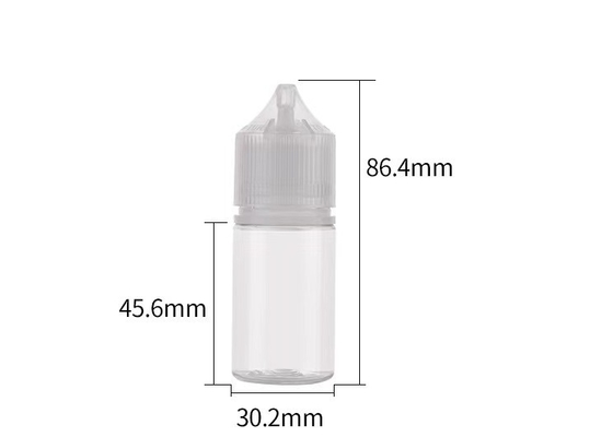 30 ml krótka butelka z zakraplaczem V3 z zakrętką CRC Butelki z płynem PET o smaku