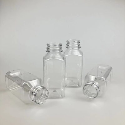 Niestandardowe pusty plastikowe butelki soku 250 ml 2 oz