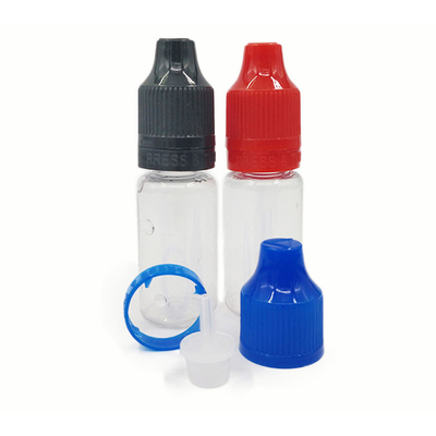 10 ml/0.34 oz Squeezable PET Plastic Dropper Flasks