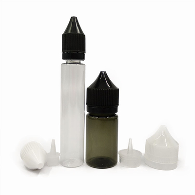 30 ml Krótka lub Długa Butelka Sok E Butelka z tworzyw sztucznych PET