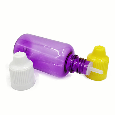 30 ml plastikowe butelki do kropelkowania Ciśnięte butelki do kropelkowania płynów do oczu z plastikowymi pokrywkami przeciwciśnieniowymi