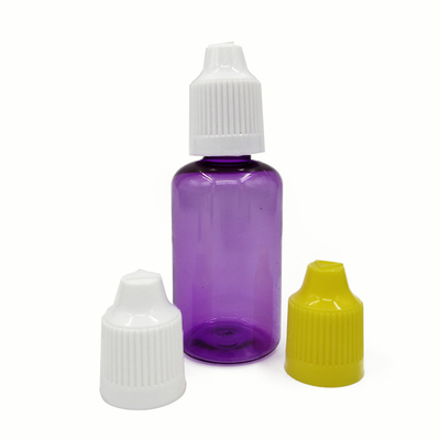30 ml plastikowe butelki do kropelkowania Ciśnięte butelki do kropelkowania płynów do oczu z plastikowymi pokrywkami przeciwciśnieniowymi