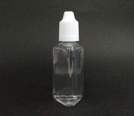 30 ml trójkątnej plastikowej butelki PET z końcówką kroplówki
