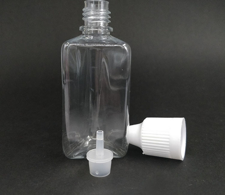 30 ml trójkątnej plastikowej butelki PET z końcówką kroplówki