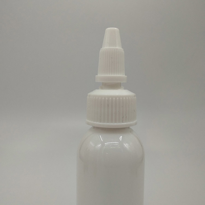 70 ml pojemności plastikowe pokrywy z nitkami z dostosowywalnym panelem etykietowym