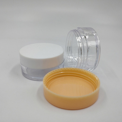 Powierzchnia gładka Plastic Cosmetic Jar 10ml 15ml 30ml 60ml 80ml 100ml 120ml 150ml