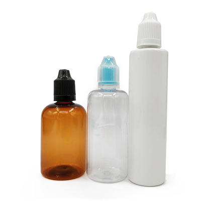 Amber Collor butelki plastikowe o pojemności 60 ml