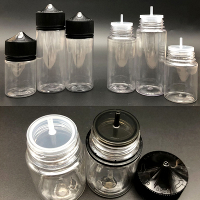 Drukowanie ekranowe E Butelka płynna 10 ml 15 ml 30 ml 60 ml 80 ml 100 ml PET