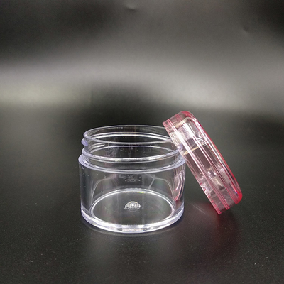 Mini 3 ml 5 g plastikowy pojemnik Wzór kosmetyczny słoik krem do twarzy krem do oczu opakowanie 5 ml słoik kosmetyczny Z kolorową pokrywą
