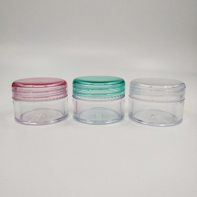 Niewielkie pojemniki podróżne Plastic PS Creams Jar z pokrywą Refillable Leakproof Cosmetics Jar Make-up