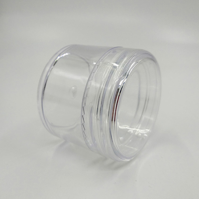 Mini Przejrzysty Plastic PS Eye Face Cream Pot Kosmetyczny Opakowanie 3g 5g 10g 15g 20g Małe plastikowe słoiki z kolorową pokrywą