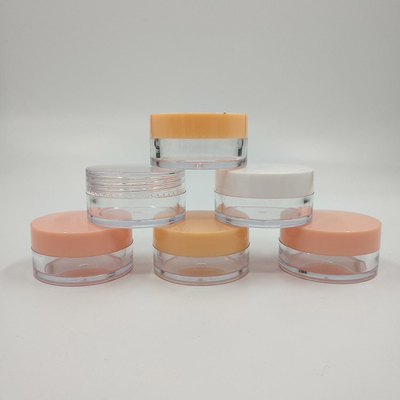Zamówione plastikowe słoiki kosmetyczne 10ml 15ml 30ml 60ml 80ml 100ml 120ml 150ml Gładka powierzchnia