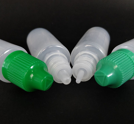 Plastikowe butelki kroplówkowe z płaską powierzchnią