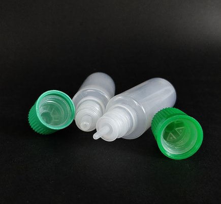 Plastikowe butelki kroplówkowe z płaską powierzchnią