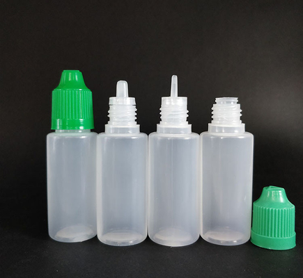 Plastikowe butelki kroplówkowe z płaską powierzchnią