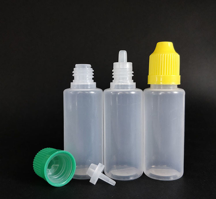 Dostosować plastikowe butelki kroplówkowe w przejrzystym czarnym kolorze ze śrubokrętem