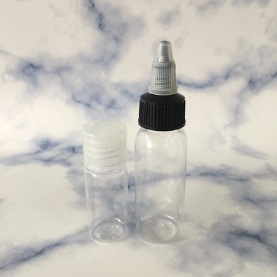 Zamknięte na zamówienie przejrzyste plastikowe słoiki 15 ml do produktów końcowych