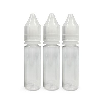 15 ml PET plastikowych butelek do soku z olejów eterycznych z uszczelnieniem zakrycia butelki