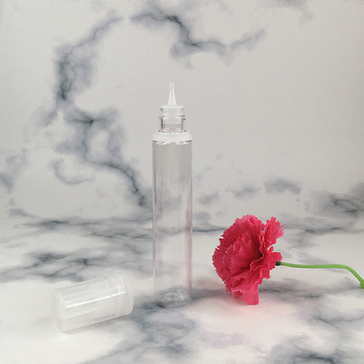 20 ml PET Biały Przejrzystość Z Czarną Koperką Plastic Flask For Juice Oil Tamper Evident