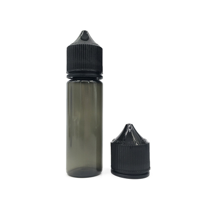 50 ml squeezable liquid PET dropper bottle with black or white lid/ cap (Sciszczalna butelka z płynnym kropelnikiem PET z czarną lub białą pokrywką/ czapką)