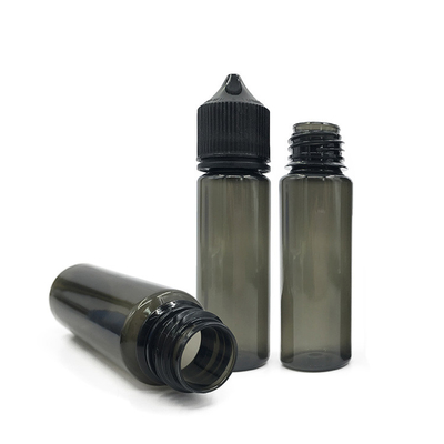 50 ml squeezable liquid PET dropper bottle with black or white lid/ cap (Sciszczalna butelka z płynnym kropelnikiem PET z czarną lub białą pokrywką/ czapką)