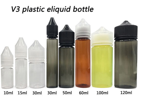 60 ml Squat / Slenderness PET Plastic Squeeze Dropper Płynna butelka z otworem zabezpieczonym przed naruszeniem przez dziecko