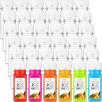 60 ml 2 uncji kwadratowa plastikowa butelka z sokiem