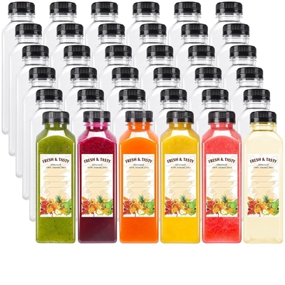 60 ml 2 uncji kwadratowa plastikowa butelka z sokiem
