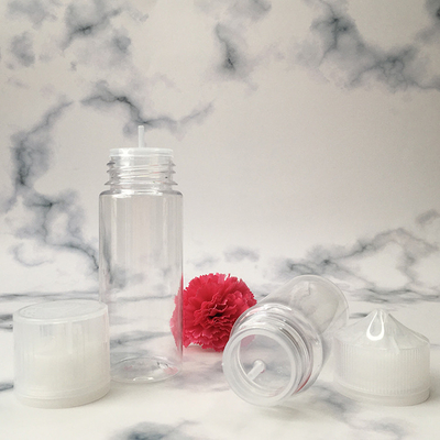 Przejrzysty butelka z płynem E 10 ml 15 ml 30 ml 60 ml 80 ml 100 ml
