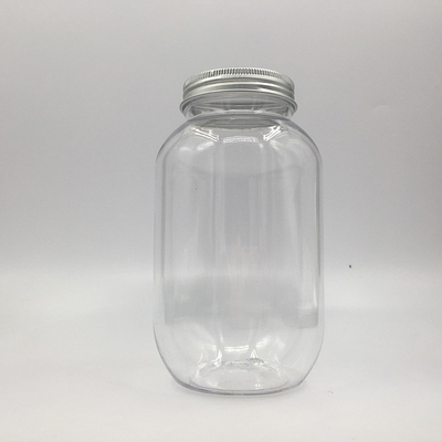 Nowoczesne plastikowe butelki na herbatę z mlekiem o kwadratowym kształcie