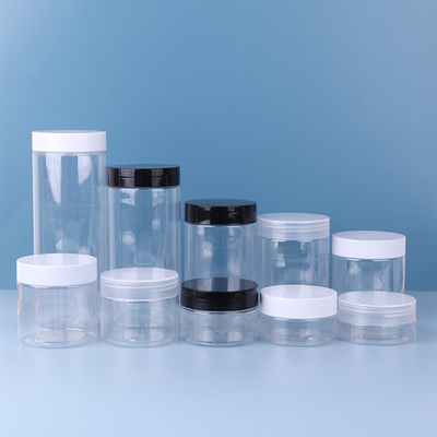 16 oz przezroczyste plastikowe słoiki 500ml 700ml 800ml 850ml 1000ml brązowe PET słoiki plastikowe pojemniki