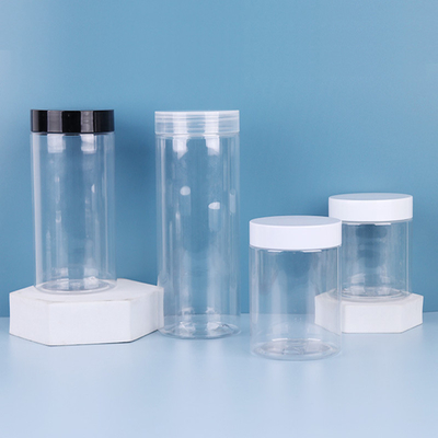 16 oz przezroczyste plastikowe słoiki 500ml 700ml 800ml 850ml 1000ml brązowe PET słoiki plastikowe pojemniki