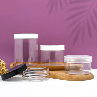 Żywność Przejrzystość 80 ml 100 ml 120 ml 150 ml 250 ml 500 ml 1000 ml Zamrożony PET Plastic Jar Z Pokryciem