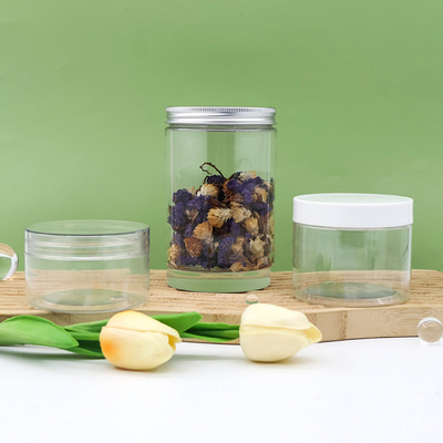 Niska cena hurtowa Pusty 200 ml Jasny PET 500 ml 300 ml 800 ml Plastic Jar Container For Food Cosmetics