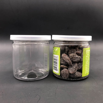 Najpopularniejszy 4 oz 8 oz Jasny okrągły plastikowy słoik dla zwierząt domowych pojemnik z tworzyw sztucznych klasy spożywczej