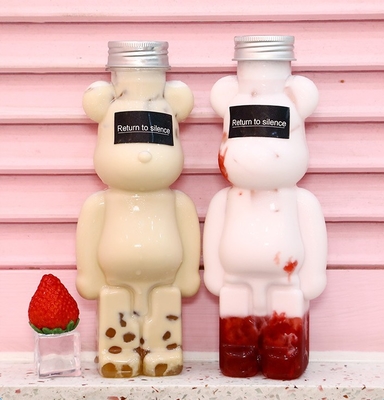 Plastikowe butelki na herbatę z mlekiem z uchwytami o pojemności 120 ml-500 ml