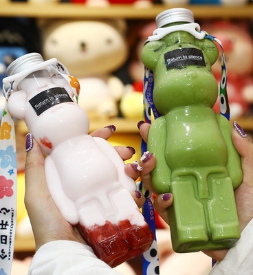 Plastikowe butelki na herbatę z mlekiem z uchwytami o pojemności 120 ml-500 ml