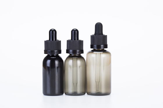 Butelki kroplówkowe 10-120 ml Gładki zakręt z śrubą Custom Logo Przejrzyste Czarne Customized