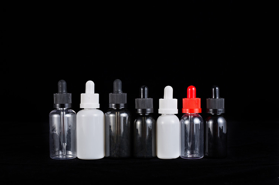 Butelki kroplówkowe 10-120 ml Gładki zakręt z śrubą Custom Logo Przejrzyste Czarne Customized
